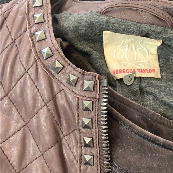 Rebecca Taylor Leather Jacket - Picture 2 of 4